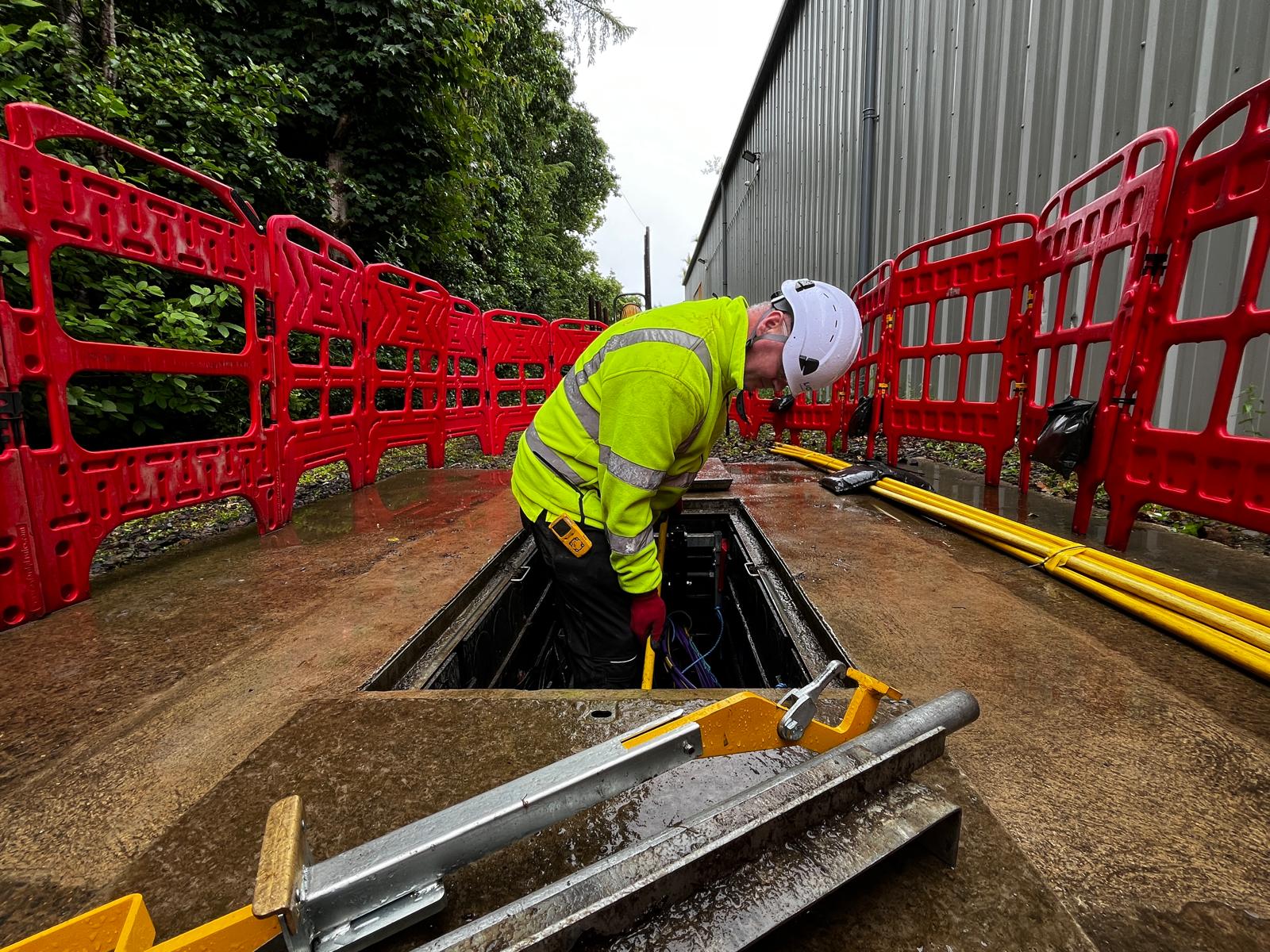 SA 101 Light Fibre Cabling Underground 